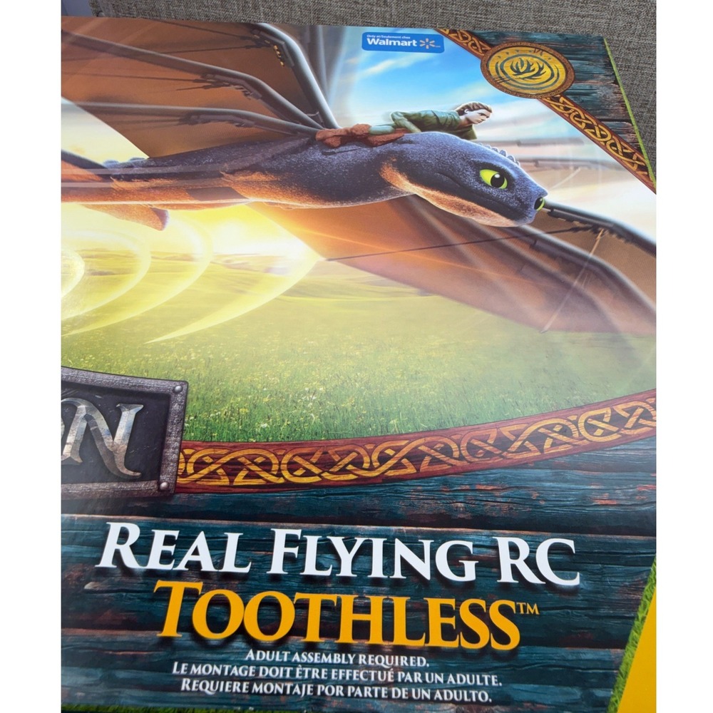 How to Train Your Dragon Real Flying RC Toothless Night Fury 30 Inch Wingspan